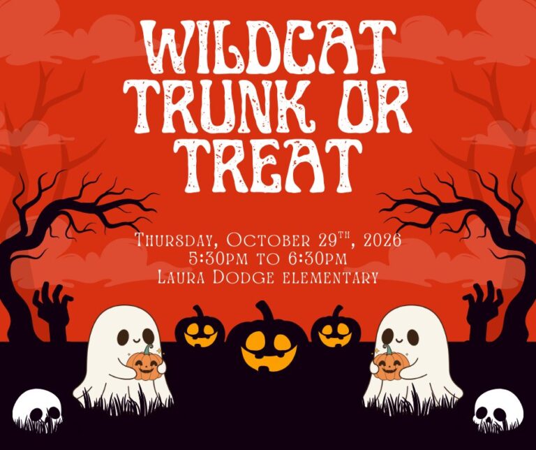 Flyer for Wildcat Trunk or Treat