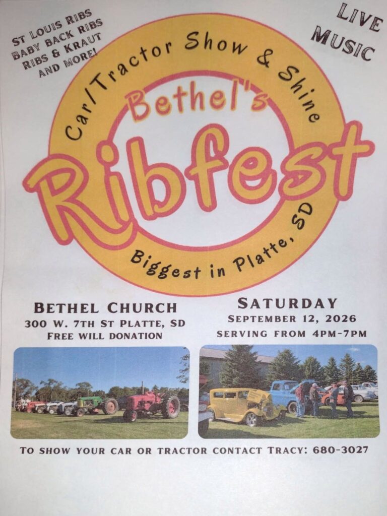 Flyer for Bethel’s RibFest Car Show