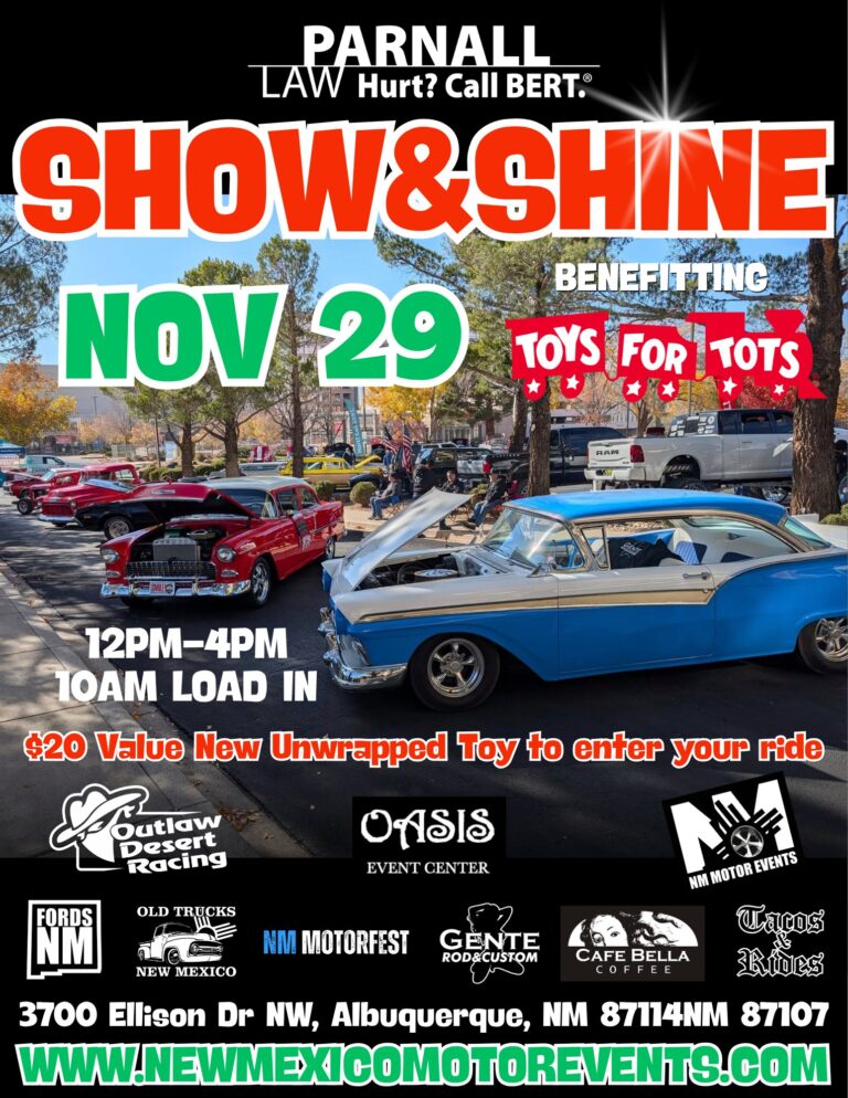 Flyer for 2026 Toys for Tots Show & Shine