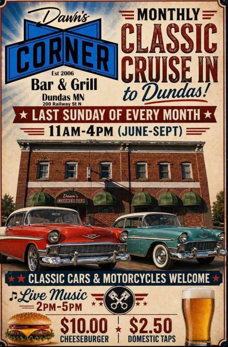 Flyer for Classic Cruise in to Dundas
