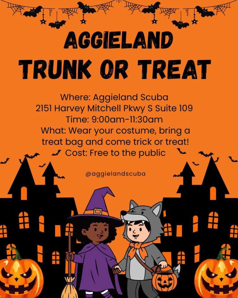 Flyer for Aggieland Trunk or Treat