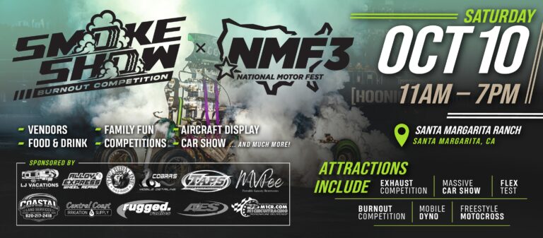 Flyer for Smoke Show x NMF3