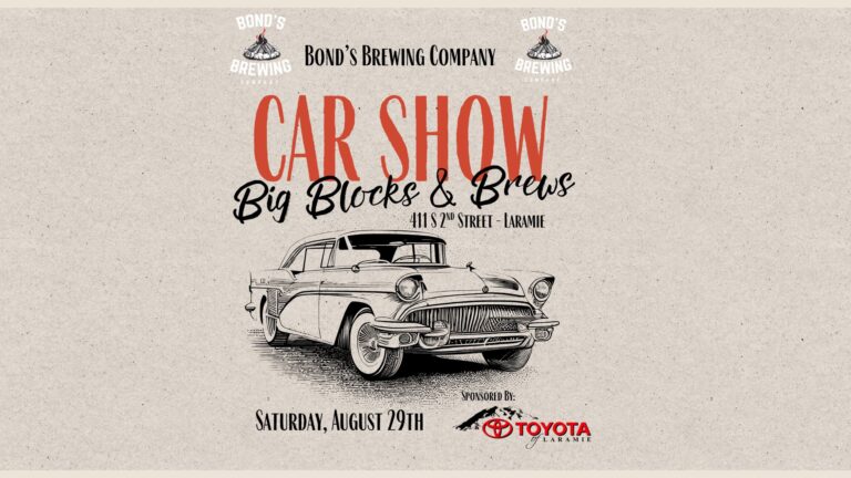 Flyer for Big Blocks & Brews Carshow
