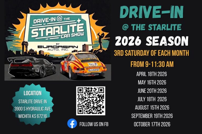 Flyer for Drive in at the Starlite Car Show