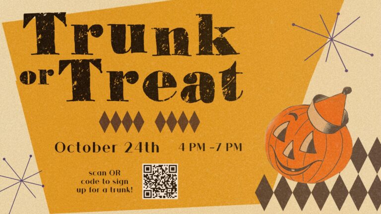 Flyer for Trunk or Treat at St. Elizabeth Ann Seton Catholic Church