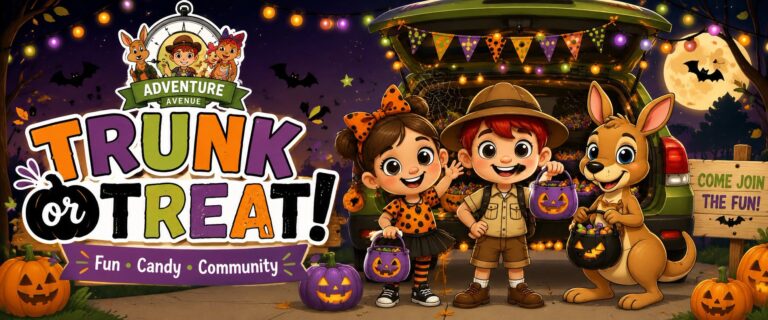 Flyer for Trunk or Treat – Adventure Avenue Palm Coast