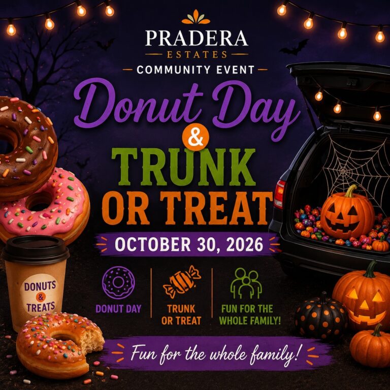 Flyer for Donut Day & Trunk or Treat