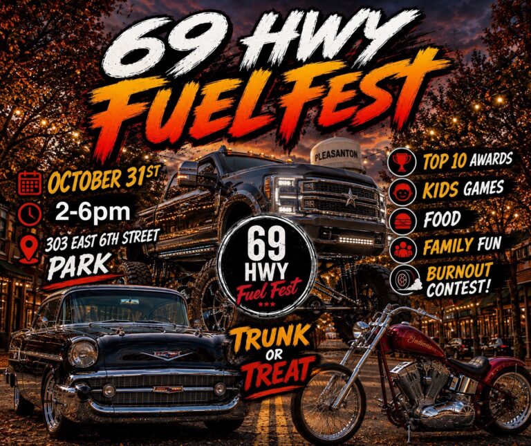 Flyer for 69 HWY Fuel Fest & Trunk or Treat