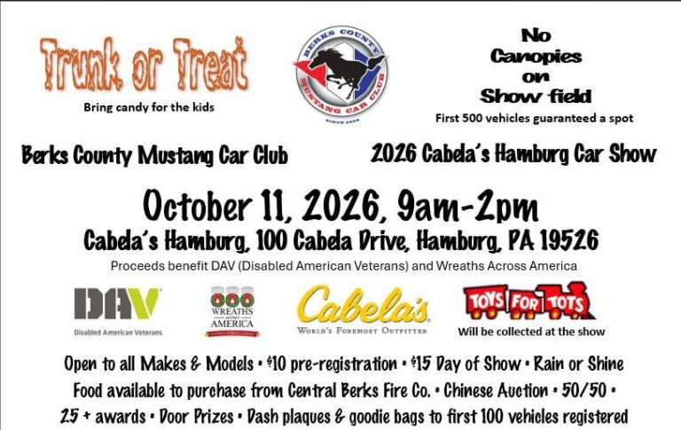 Flyer for Cabela’s Hamburg 2026