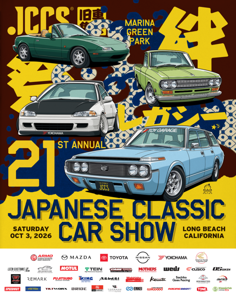 Flyer for 21st Annual Japanese Classic Car Show