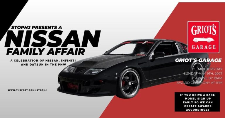 Flyer for StophJ Nissan Family Affair