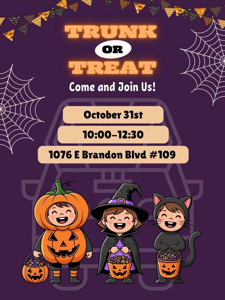 Flyer for Dancing for a Difference Trunk or Treat