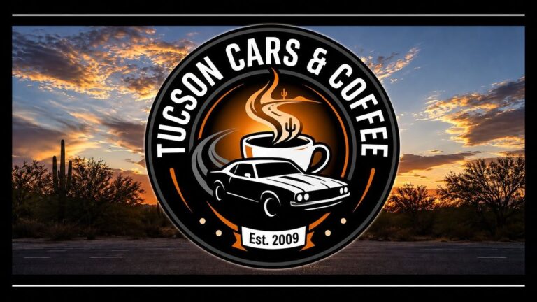 Flyer for Tucson Cars & Coffee
