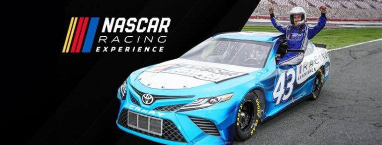 Flyer for NASCAR Racing Experience at Texas Motor Speedway