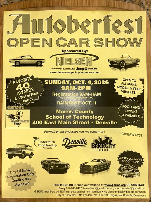 Flyer for Autoberfest Open Car Show