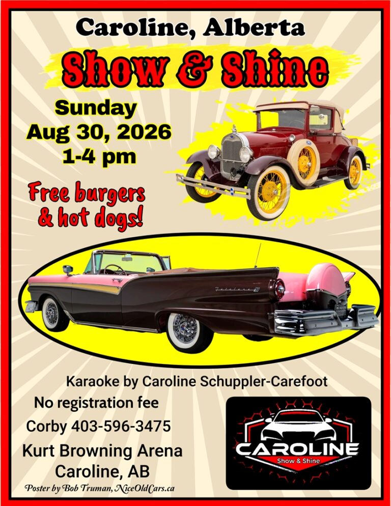Flyer for Caroline Show & Shine