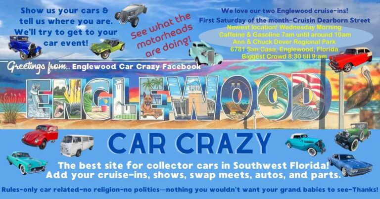 Flyer for Englewood Car Crazy Caffeine & Gasoline