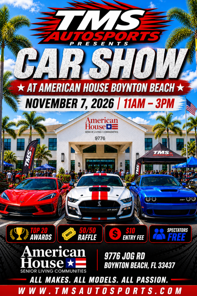 Flyer for TMS Autosports Car Show
