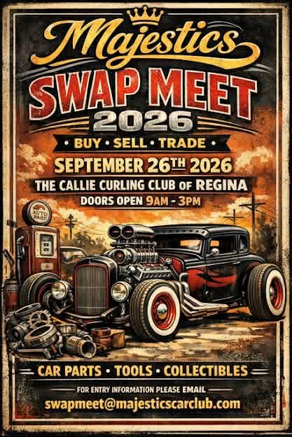 Flyer for Majestics Swap Meet