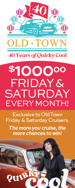 Flyer for Old Town Car Cruise