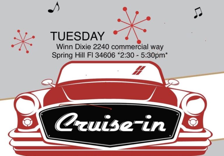 Flyer for Winn Dixie Tuesday Cruise-In