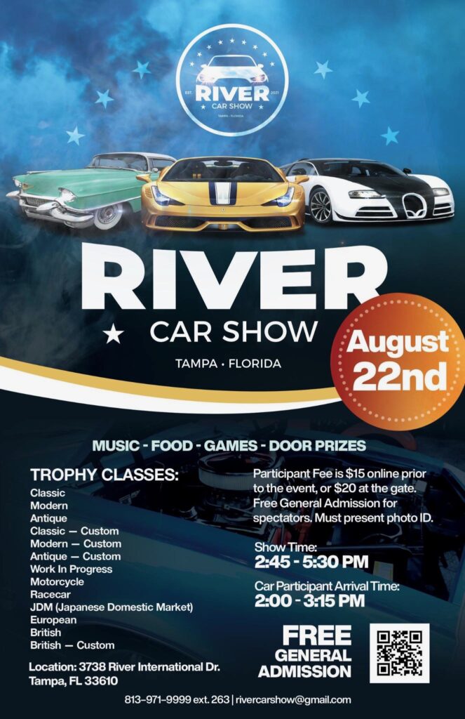 Flyer for River Car Show