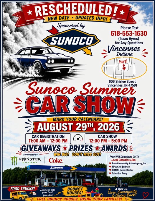 Flyer for Sunoco Summer Car Show