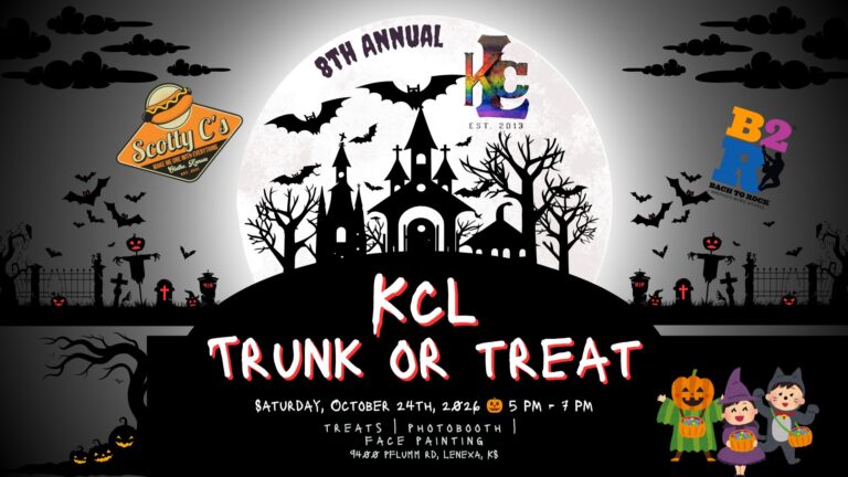 Flyer for 8th Annual KCL Trunk or Treat