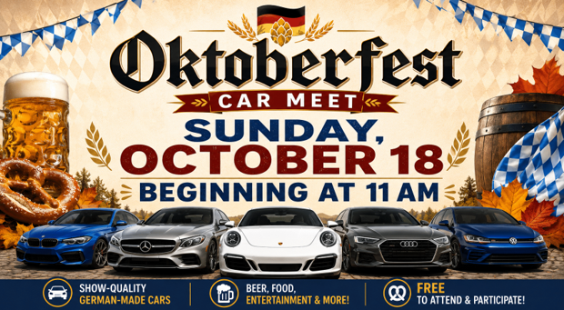 Flyer for Oktoberfest Celebration & Car Show