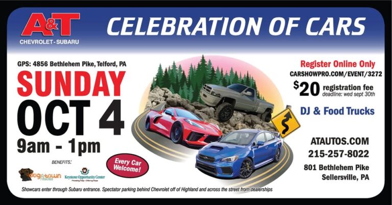 Flyer for 2026 A&T Celebration of Cars Benefit Show