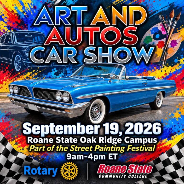 Flyer for Art and Autos Car Show