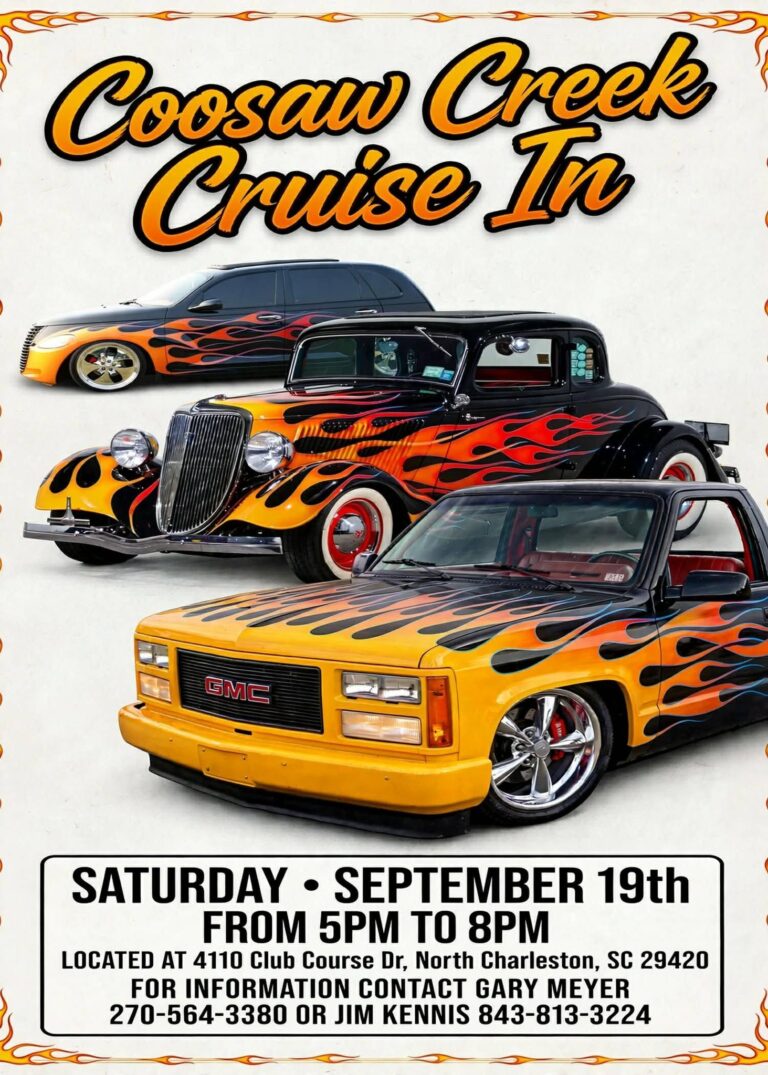 Flyer for Coosaw Creek Cruise In