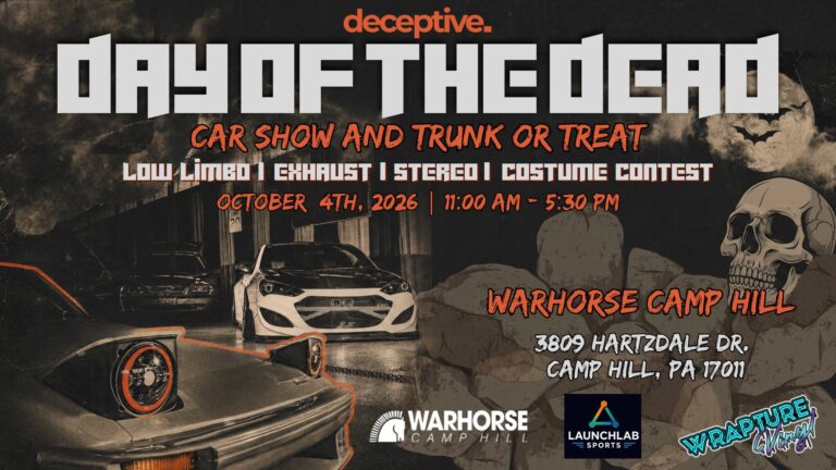 Flyer for Day of the Dead Car Show and Trunk or Treat