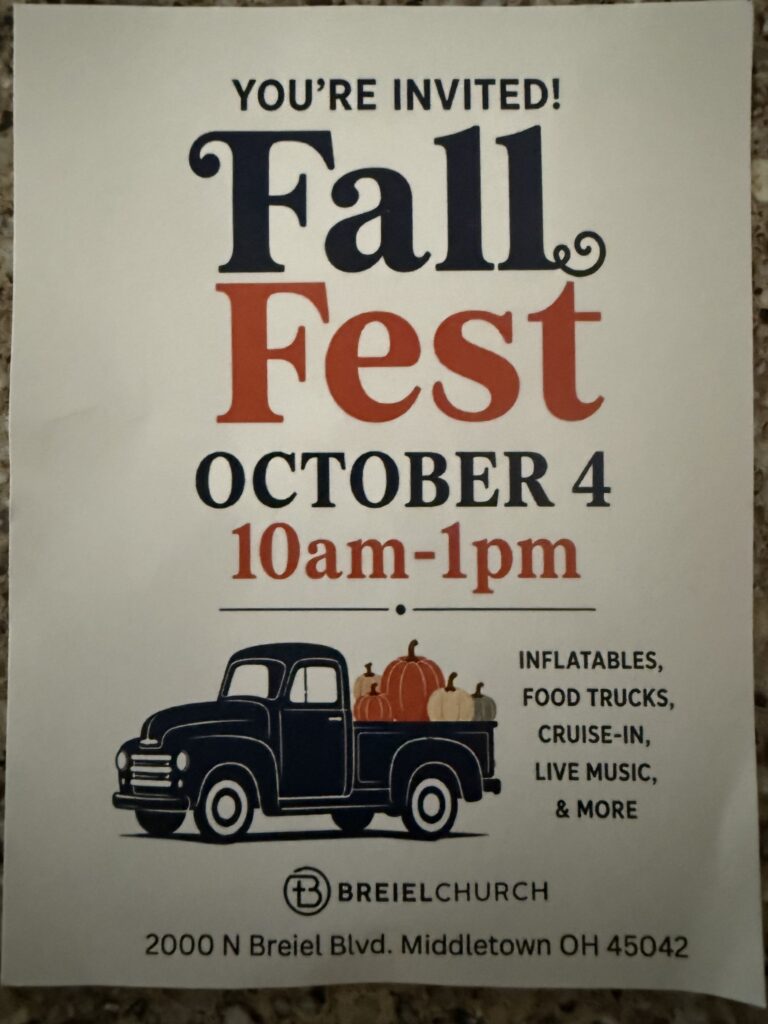 Flyer for Fall Fest
