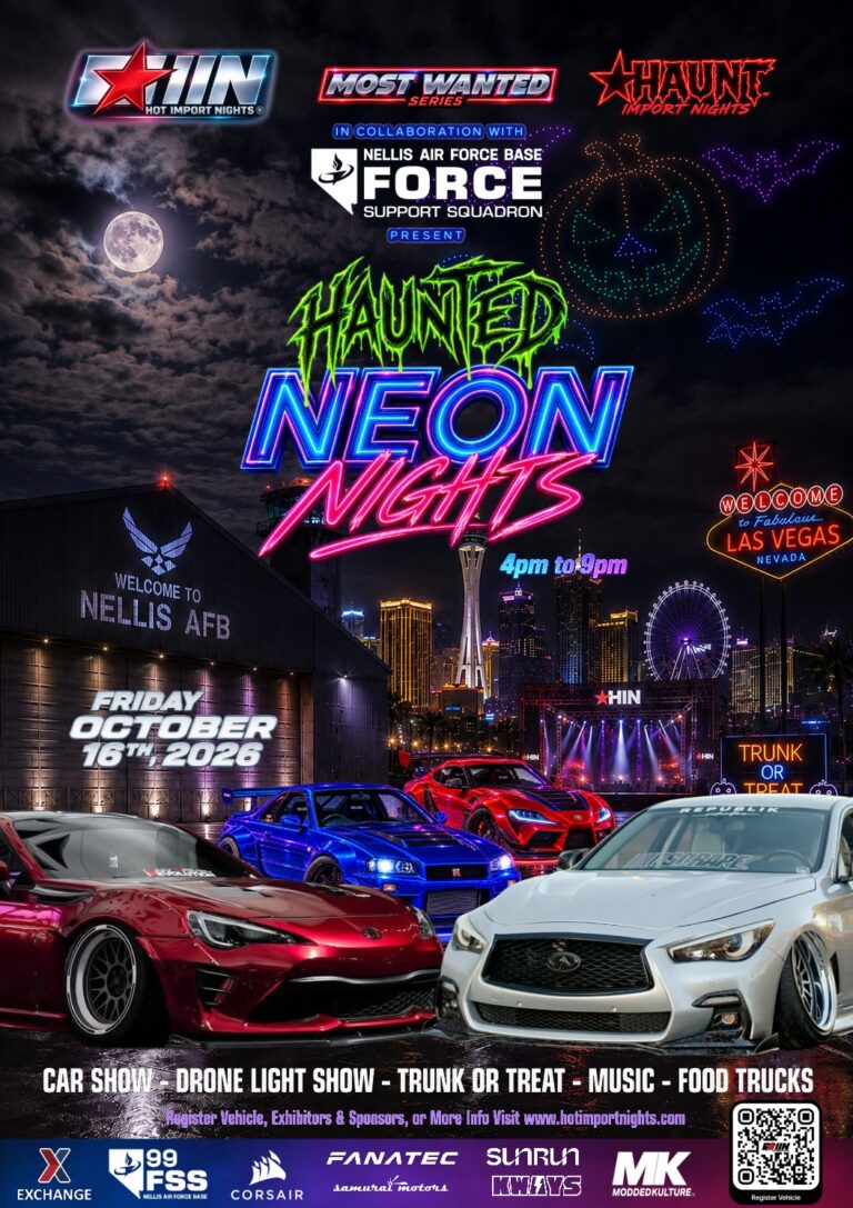 Flyer for Haunted Neon Nights