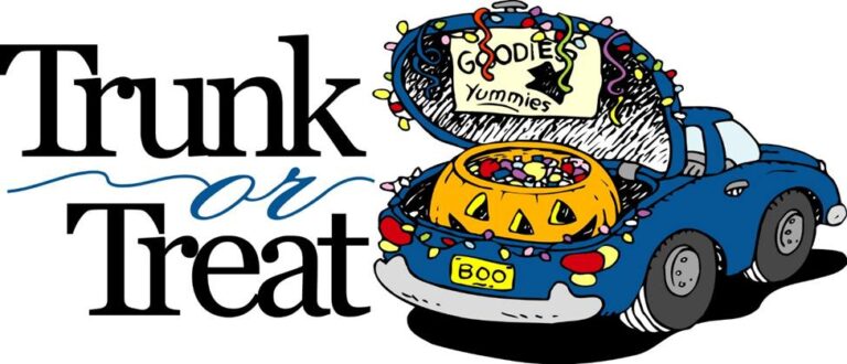 Flyer for Holly Springs United Methodist Church Trunk or Treat