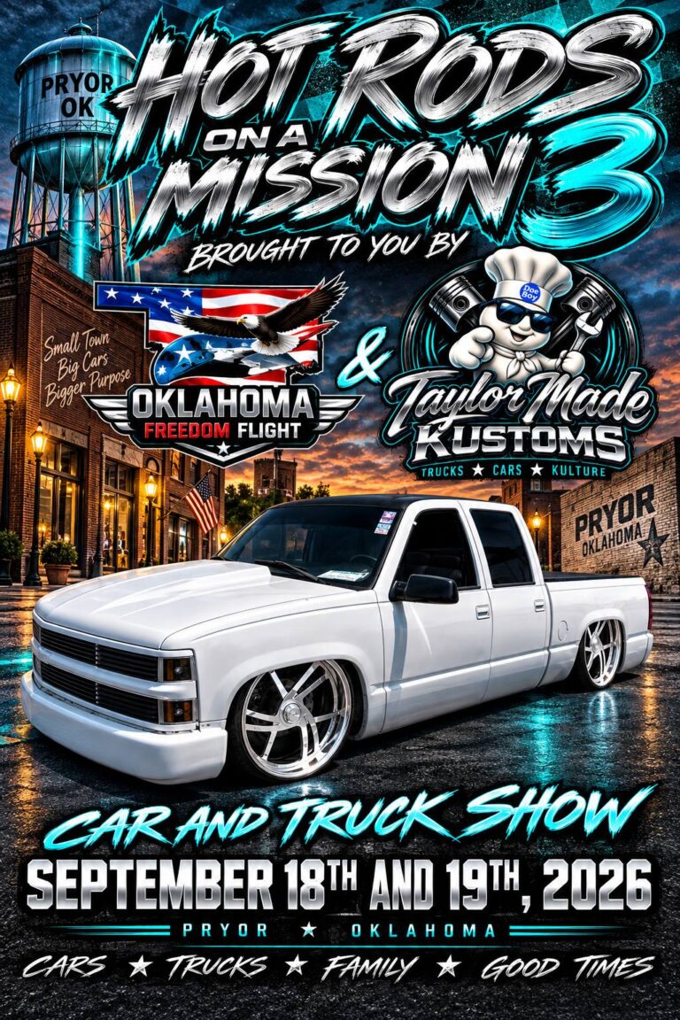 Flyer for Hot Rods on a Mission 3