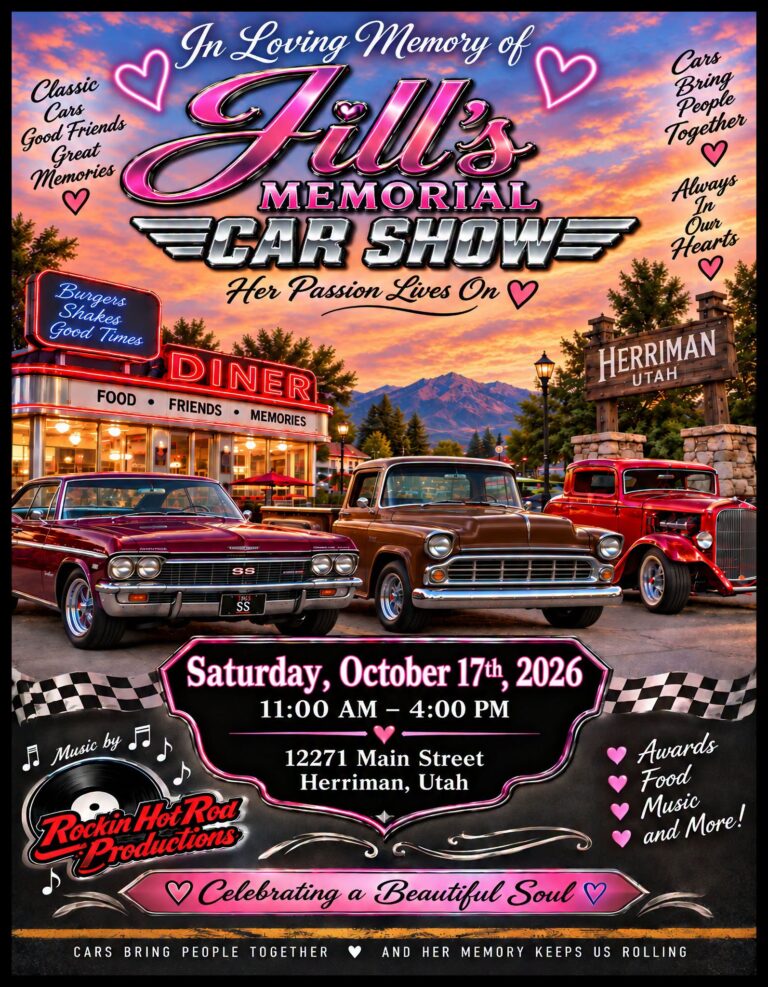Flyer for Jill’s Memorial Car Show