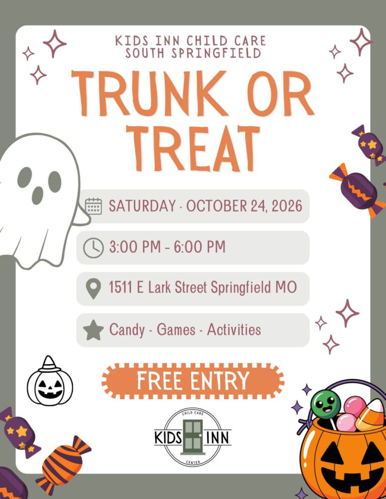 Flyer for Kids Inn Trunk or Treat