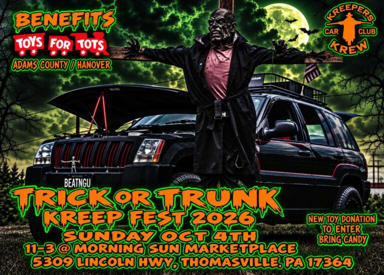 Flyer for Kreep Fest 2026 Trick or Trunk
