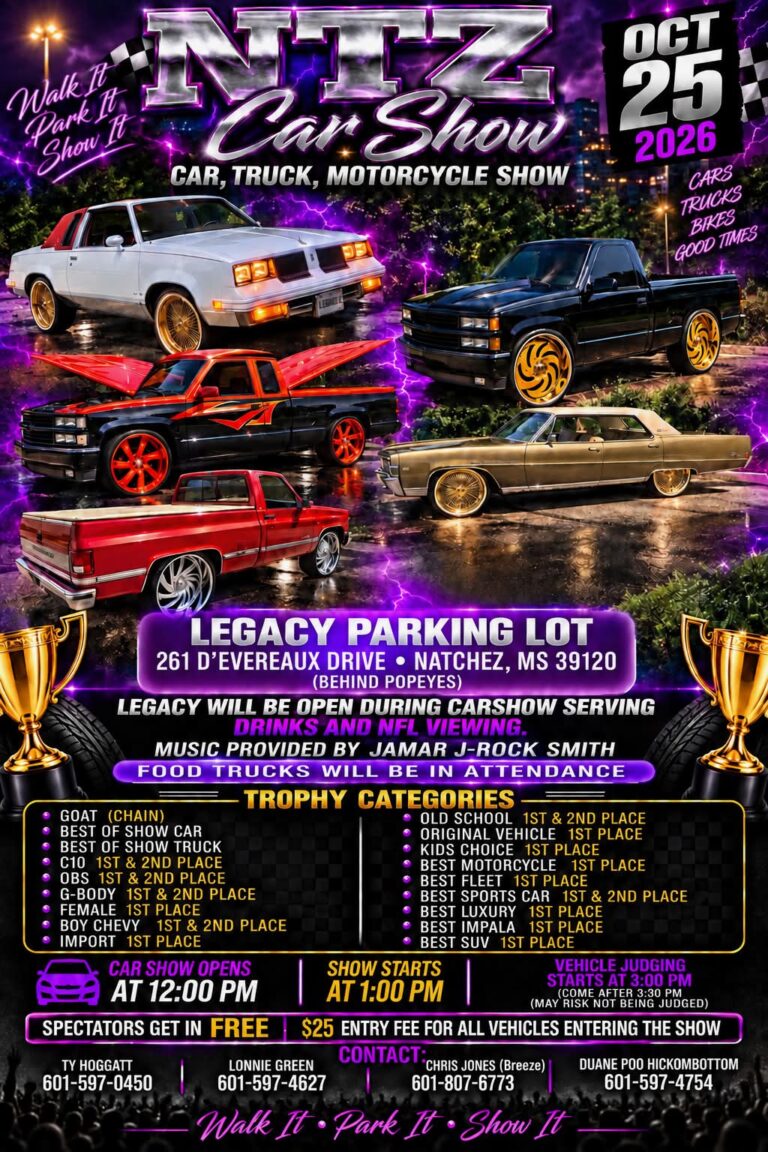 Flyer for NTTZ Car, Truck & Motorcycle Show