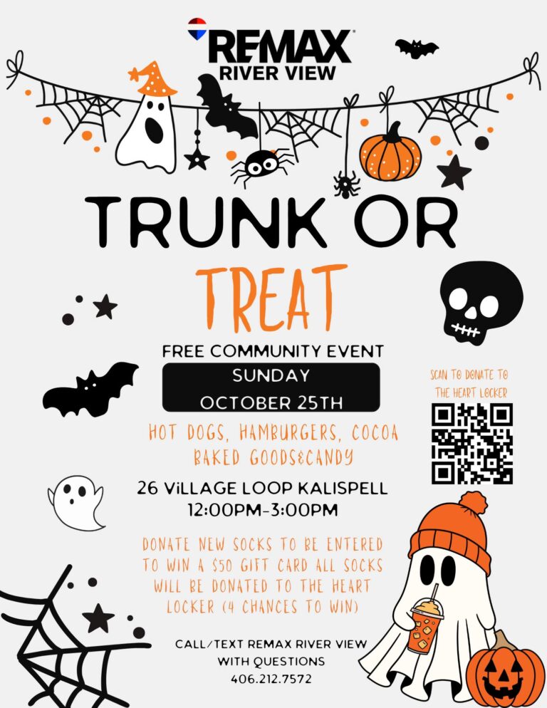 Flyer for REMAX River View Trunk or Treat