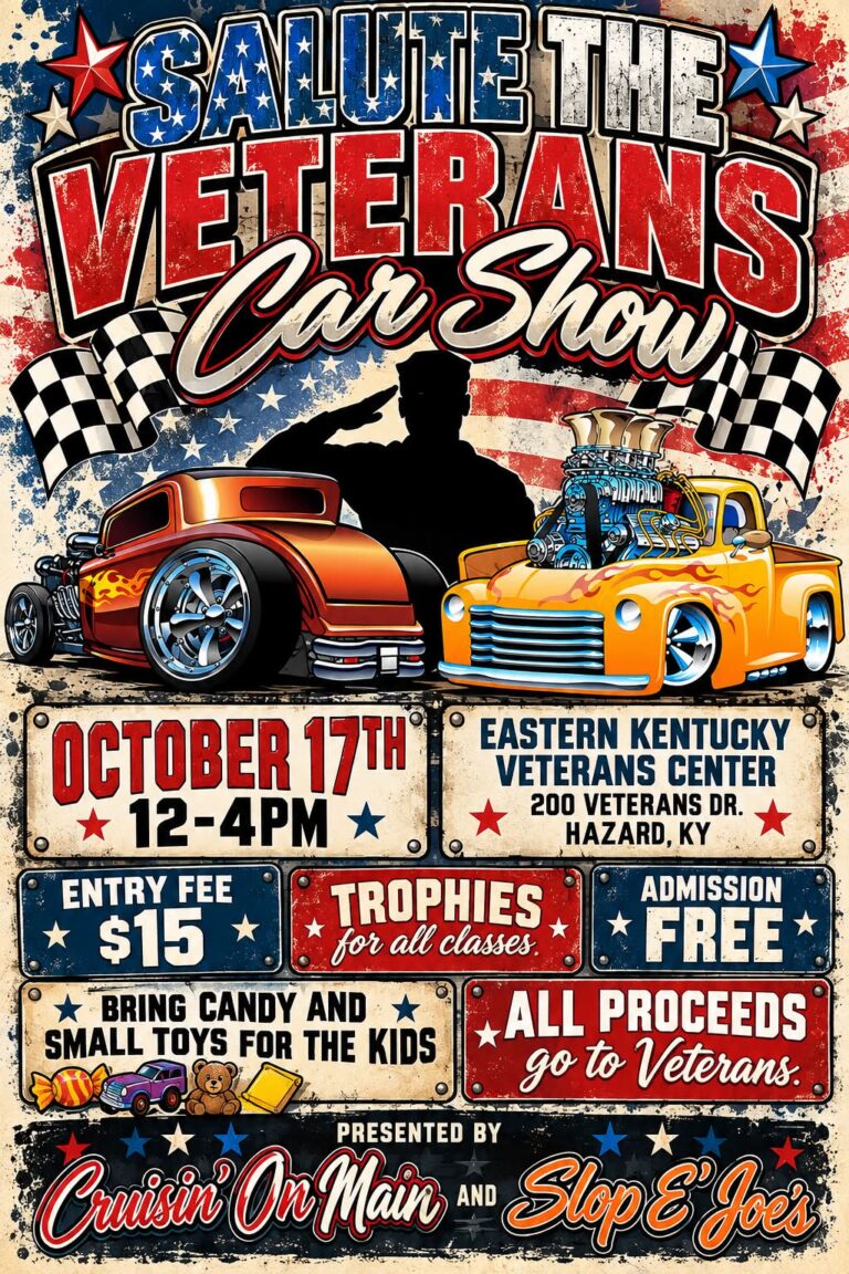 Flyer for Salute the Veterans Car Show