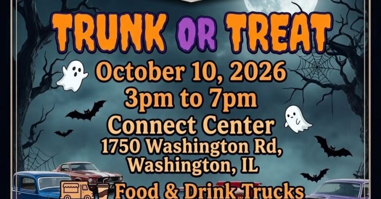 Flyer for Saturday Night Lights Trunk or Treat