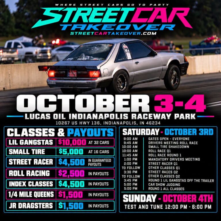 Flyer for Street Car Takeover