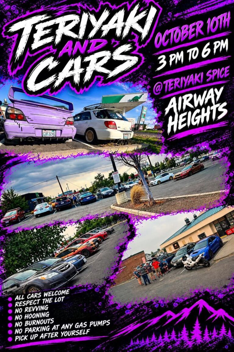 Flyer for Teriyaki and Cars