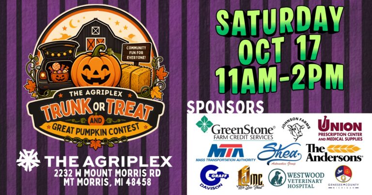 Flyer for The Great Pumpkin Contest & Trunk-or-Treat