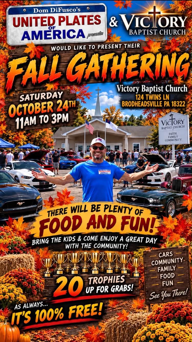 Flyer for United Plates of America Fall Gathering