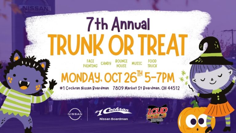 Flyer for #1 Cochran Nissan Boardman Trunk or Treat