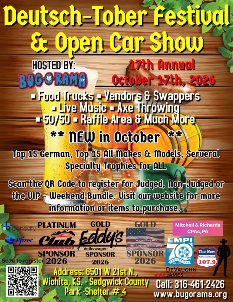 Flyer for 17th Annual Deutsch-Tober Festival & Open Car Show